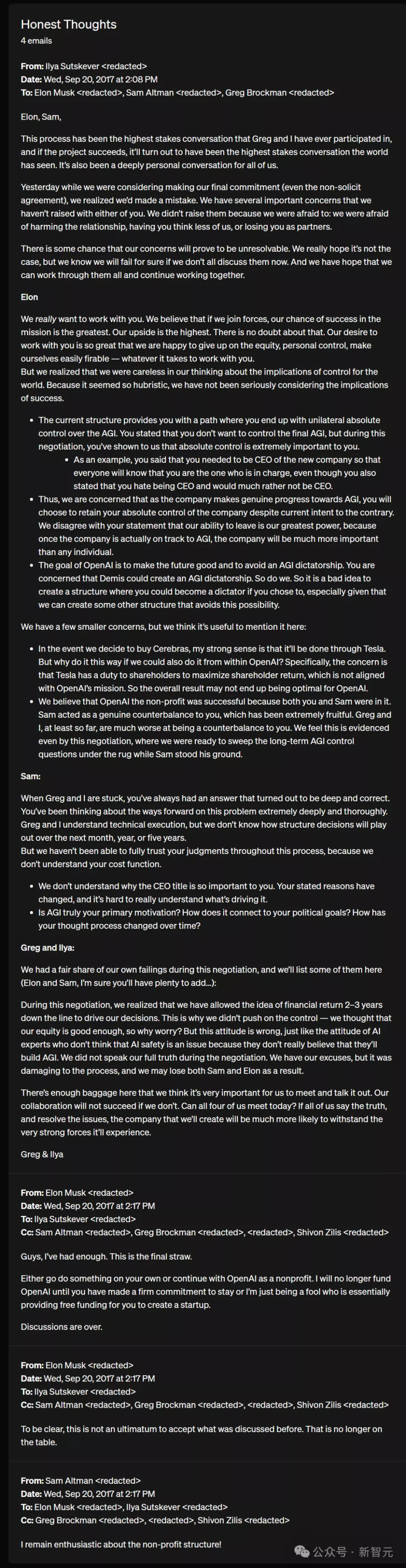 OpenAI官方爆料，长文开怼马斯克