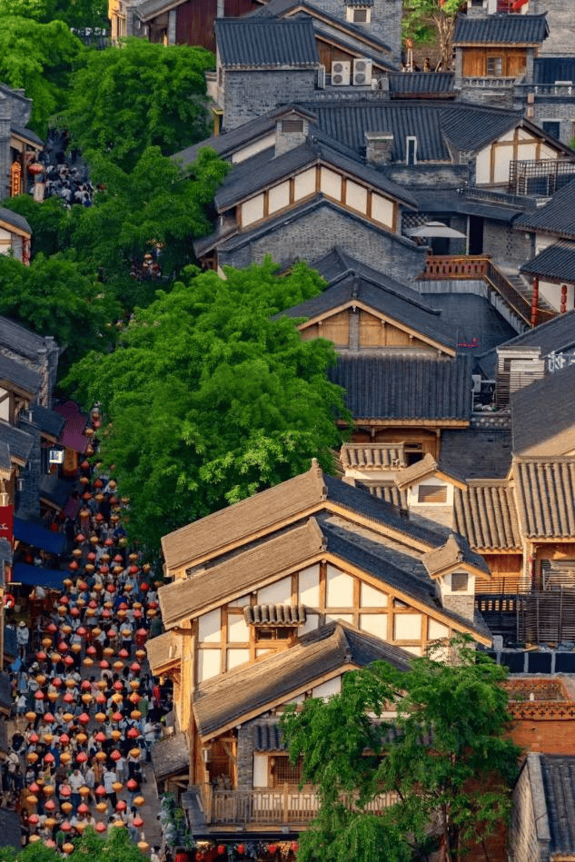 层层叠叠的立体景致 重庆十八梯风貌区