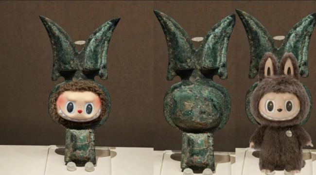 青铜器“撞脸Labubu” 画面曝光震撼全网 青铜器“撞脸Labubu” 画面曝光震撼全网