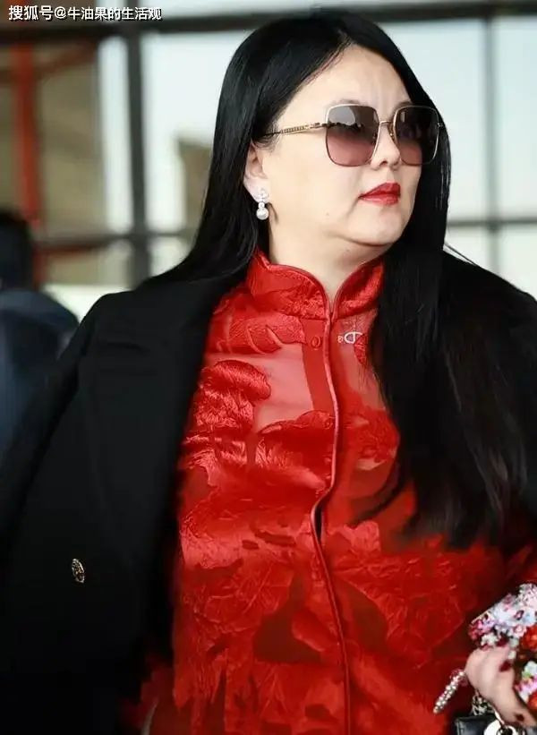 49岁李湘机场照体重失控 网友调侃像一座山 49岁李湘机场照体重失控 网友调侃像一座山