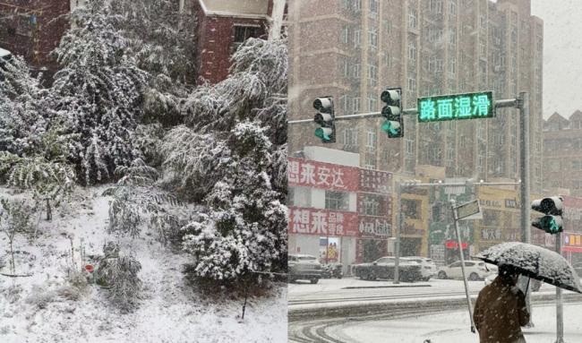 这里下大雪 中国“断崖式降温”画面曝光 这里下大雪 中国“断崖式降温”画面曝光