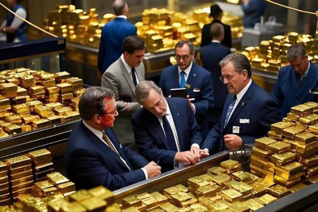 越来越多的国家把黄金运送到中国