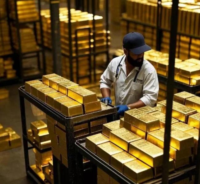 越来越多的国家把黄金运送到中国