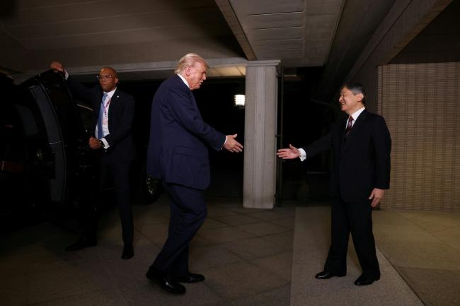 川普访日会见日皇德仁 东京铁塔等亮灯欢迎 川普访日会见日皇德仁 东京铁塔等亮灯欢迎