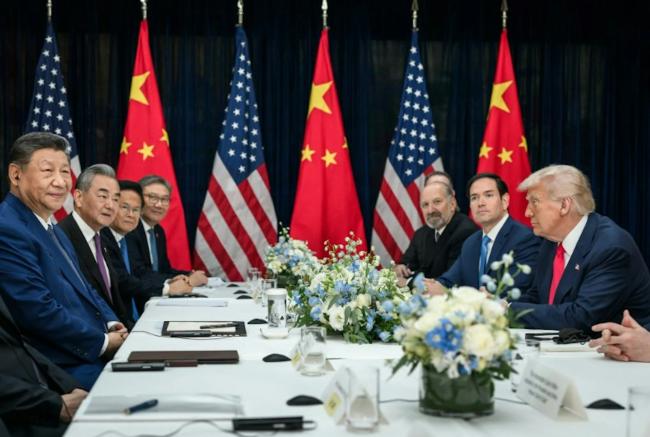 白宫发放多张川习会相片 展示会谈轻松一面 白宫发放多张川习会相片 展示会谈轻松一面