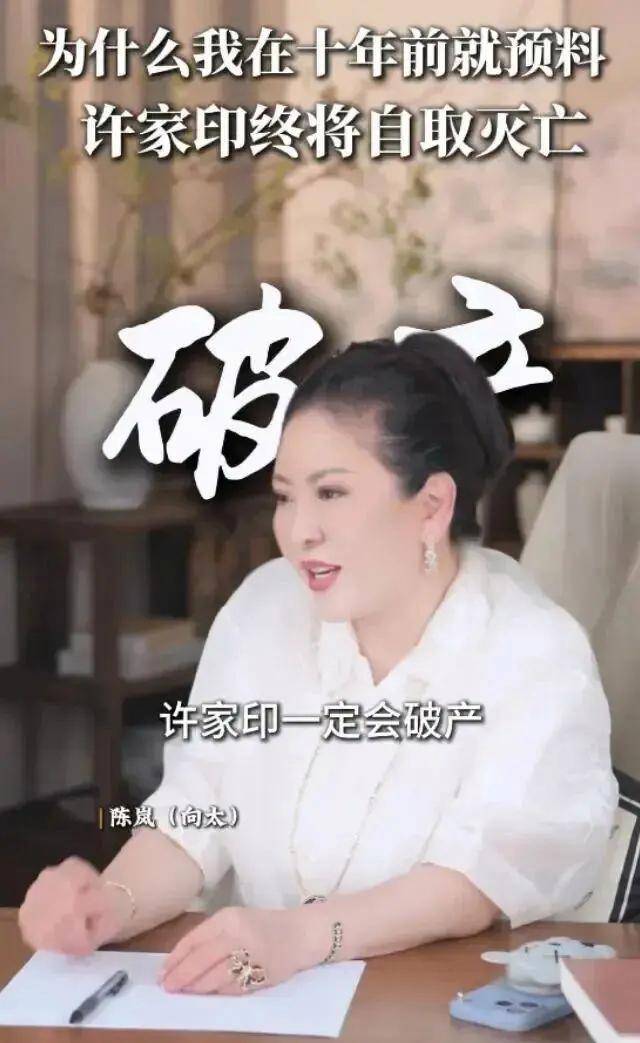 向太评许家印:打牌用麻袋装现金,早晚会破产 向太评许家印:打牌用麻袋装现金,早晚会破产