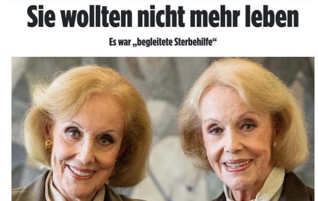 姐妹花共同自杀 曾是欧洲最耀眼双子星 姐妹花共同自杀 曾是欧洲最耀眼双子星