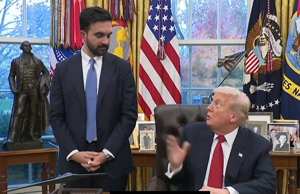 川普曼达尼会面 教科书级“冰释前嫌” 川普曼达尼会面 教科书级“冰释前嫌”