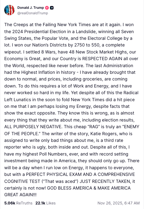 怒了 川普炮轰《纽时》:烂报 丑陋的三流记者… 怒了 川普炮轰《纽时》:烂报 丑陋的三流记者…