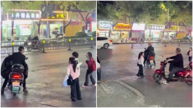 中共成公敌 孩子们沿街提醒“前面有交警” 中共成公敌 孩子们沿街提醒“前面有交警”