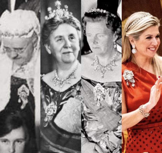 荷兰大公主惊艳国宴,大黄钻夺目,体态健壮 荷兰大公主惊艳国宴,大黄钻夺目,体态健壮