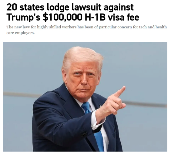 或重创留学生与高端移民 20个州将联合起诉川普 或重创留学生与高端移民 20个州将联合起诉川普