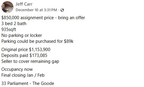 原价115万,多伦多业主血亏30万求接盘 原价115万,多伦多业主血亏30万求接盘