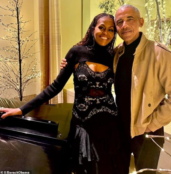 61岁奥巴马夫人暴瘦后“逆生长”