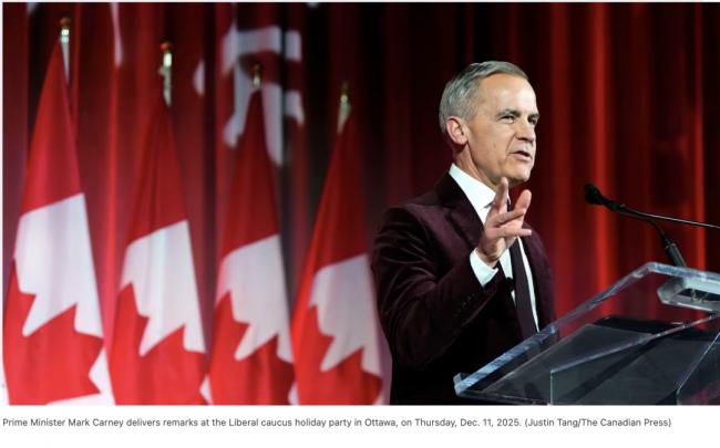 “新年快乐,加拿大”!卡尼发布新年夜致辞 “新年快乐,加拿大”!卡尼发布新年夜致辞