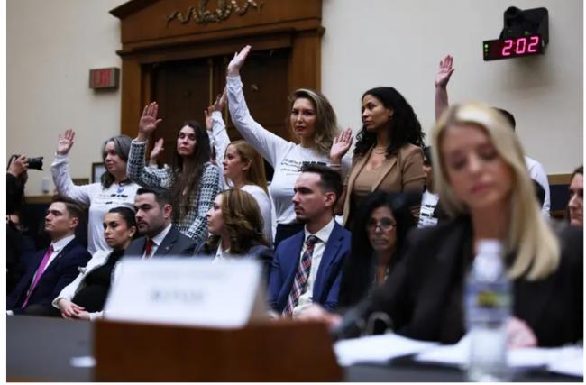 淫魔案：美司法部长遭围剿激辩 场面数度失控