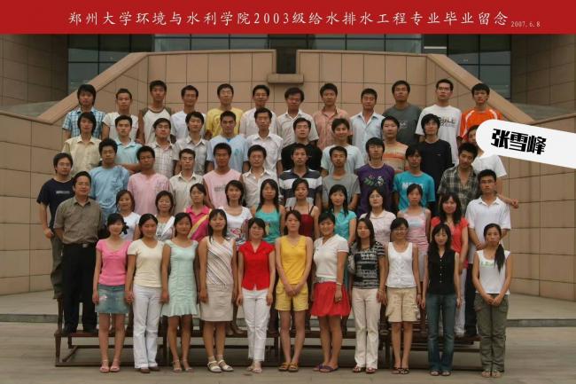 张雪峰2007年毕业照 典型的寒门学子