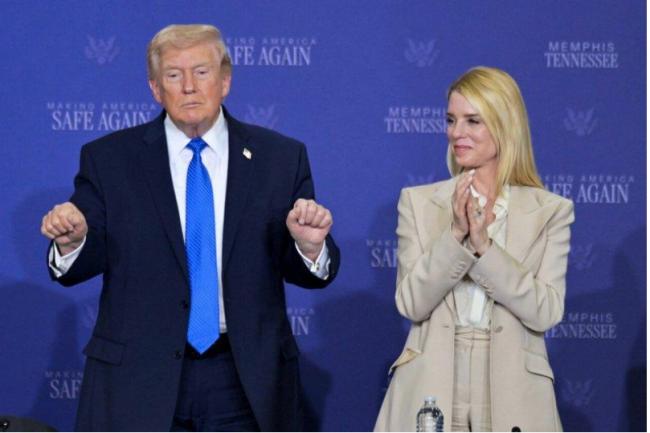 川普已告知邦迪：即将卸任司法部长