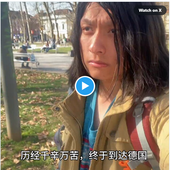 徒步穿越雪山隧道 中国社媒热传走线德国视频