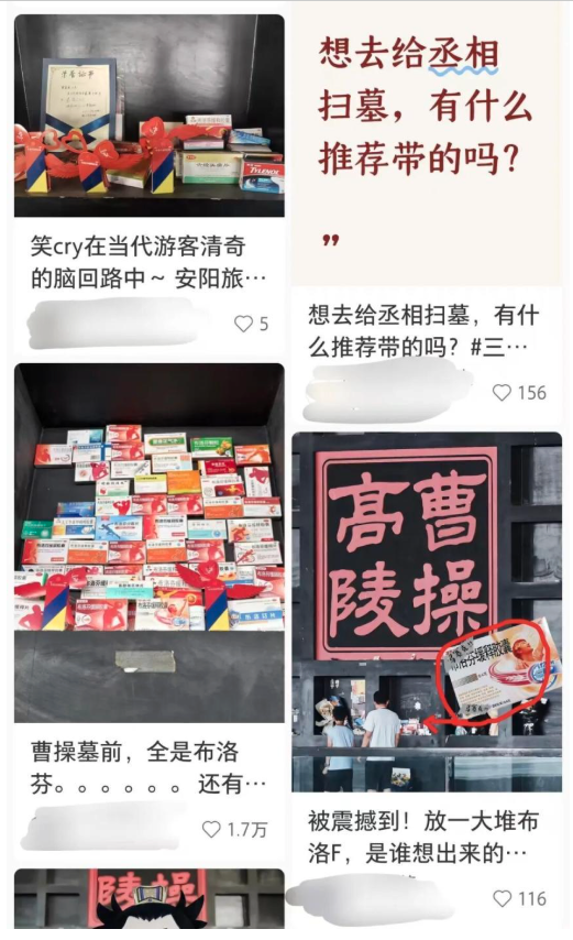 曹操墓前，为何全是布洛芬？