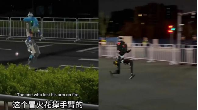 原地爆炸 北京机器人马拉松赛网笑翻