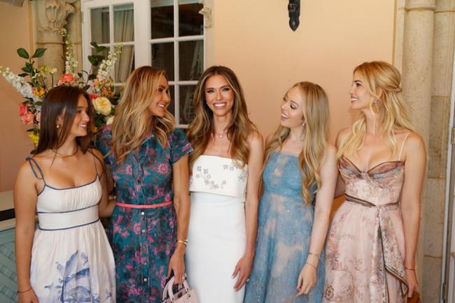 5位女眷齐聚川普长子婚前派对 太奢华惹议