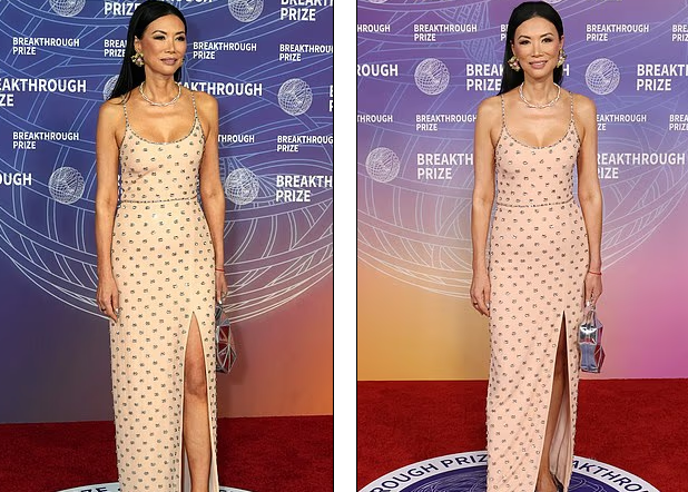 邓文迪闪耀科学奖红毯，与黄仁勋比尔·盖茨同台