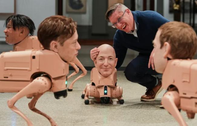 惊奇：马斯克 金正恩等大人物都变成狗满地爬…