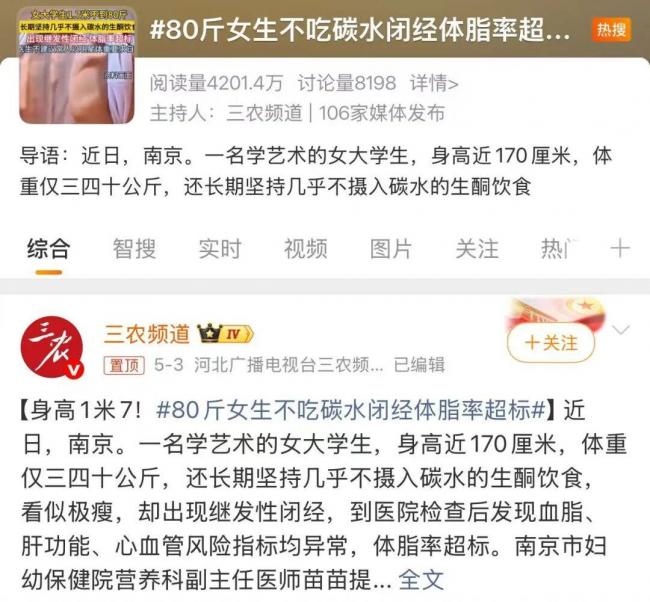 “碳水脸”引发网络热议 令人不适 “碳水脸”引发网络热议 令人不适