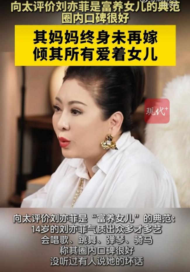 向太曝刘亦菲与其母私事,引网民热议 向太曝刘亦菲与其母私事,引网民热议