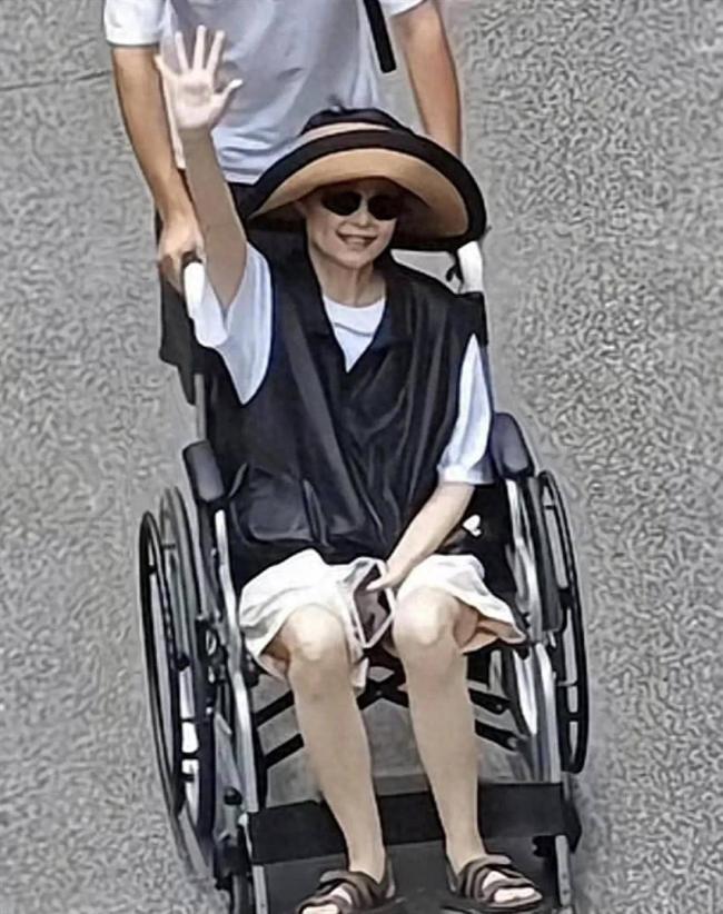 袁立坐轮椅回归!九死一生,狠打造谣者的脸 袁立坐轮椅回归!九死一生,狠打造谣者的脸