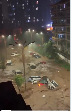 洪水离中南海不远了？河北多地又成泄洪区