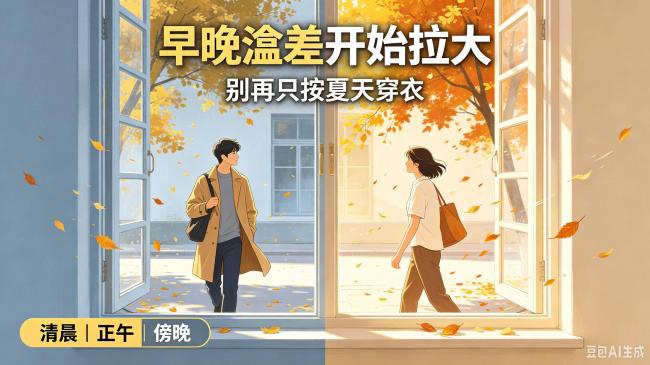 今年是“闭眼秋”，天气凉得比往年更快