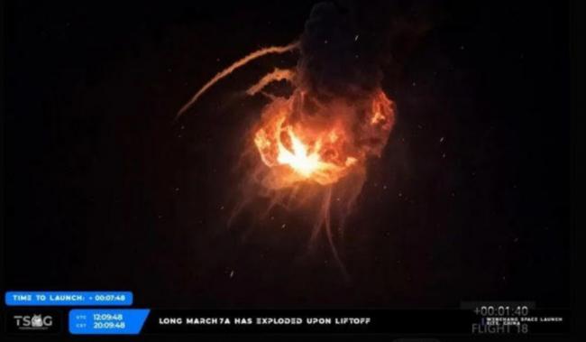 中国火箭爆炸,直接影响两周后的人类首次使命 中国火箭爆炸,直接影响两周后的人类首次使命