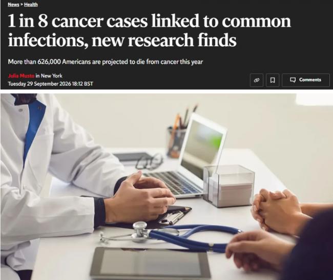 全球12%癌症与感染有关 这种细菌竟藏华人饭桌上 全球12%癌症与感染有关 这种细菌竟藏华人饭桌上